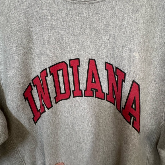Vintage Indiana University Hoosiers Champion High End Women’s S Sweatshirt MINTY - Picture 3 of 4
